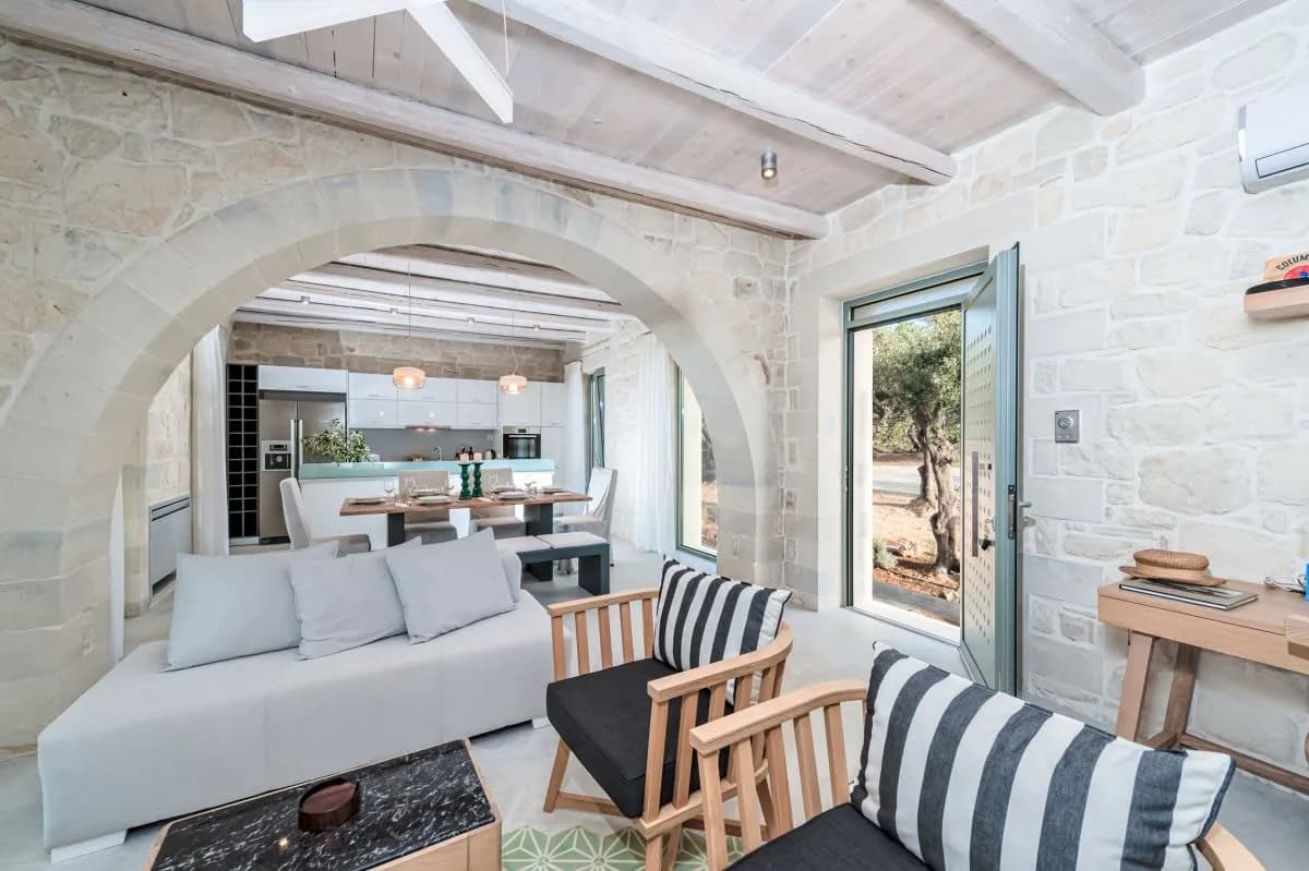 GORGEOUS LUXURY VILLA  AMIDST OLIVE TREES, AROMATIC PLANTS, AND FRUIT TREES photo 4