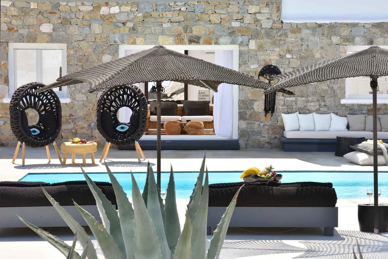 Paradis d'Été de Luxe à Mykonos