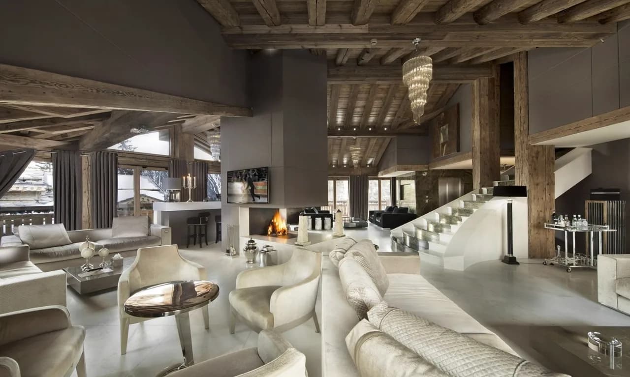 Chalet auténtico con atmósfera lujosa