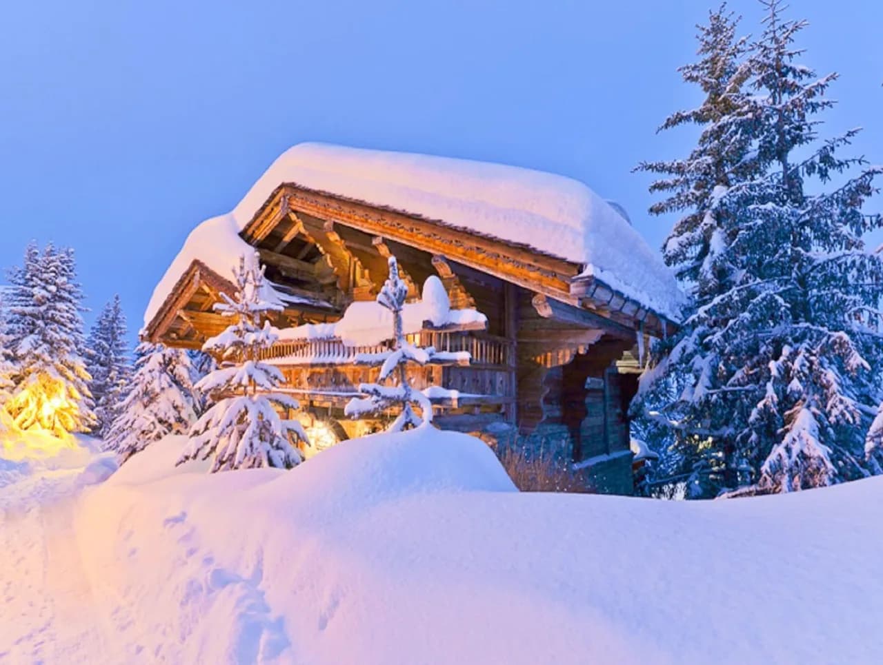 Chalet Decorado con el Mejor Refinamiento