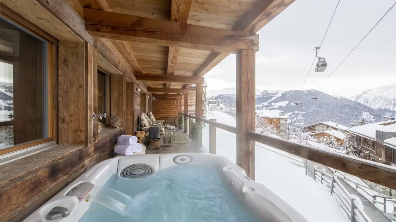 Chalet panoramique à côté des remontées mécaniques, photo 5