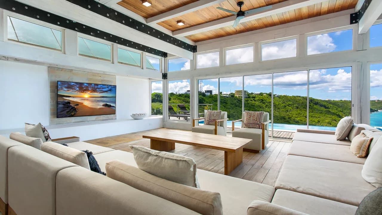 Seeblick Sechs-Zimmer-Villa in Anguilla, Foto 2