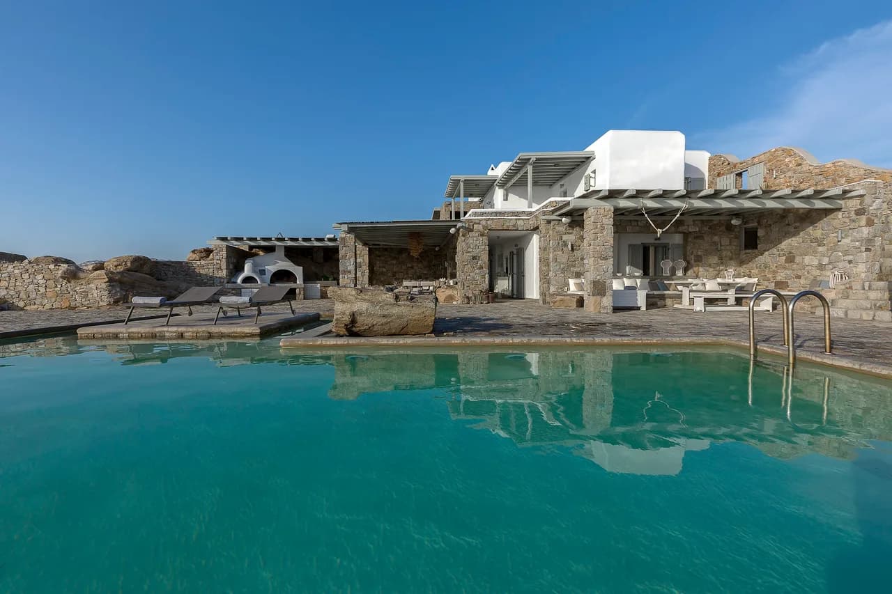 ATEMBERAUBENDE MYKONISCHE VILLA MIT POOL, Foto 4