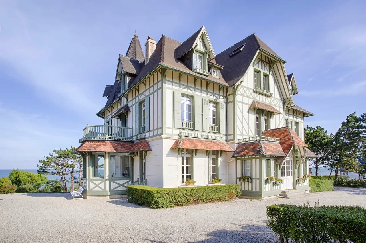 CHÂTEAU VUE MER EN NORMANDIE