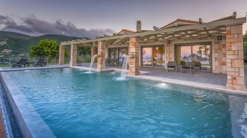Secluded Ionian Villa with Pool And Helipad