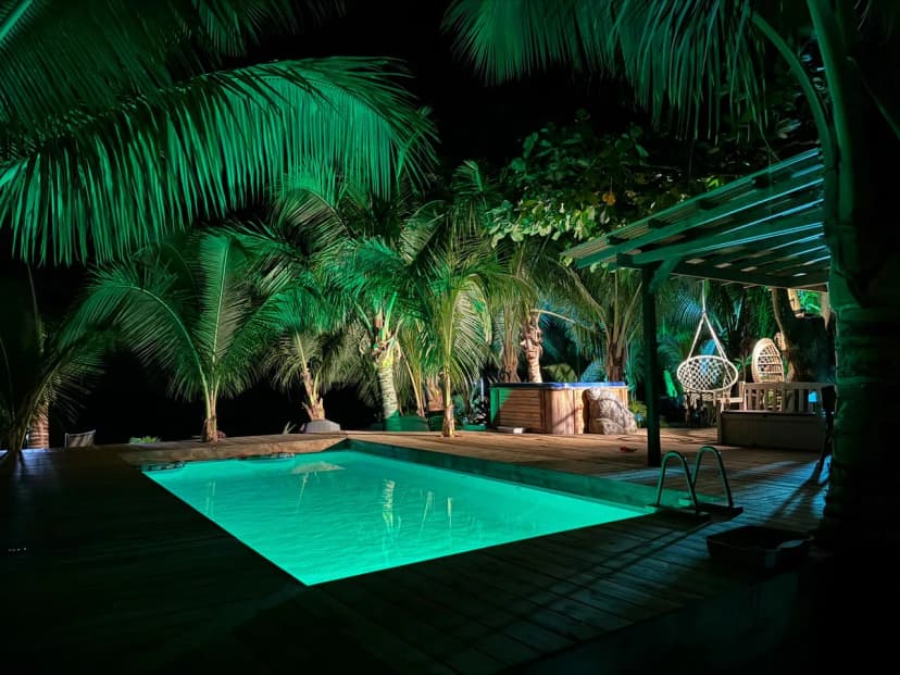 Fare Oaoa · the quiet end of the beach, sleeps 2