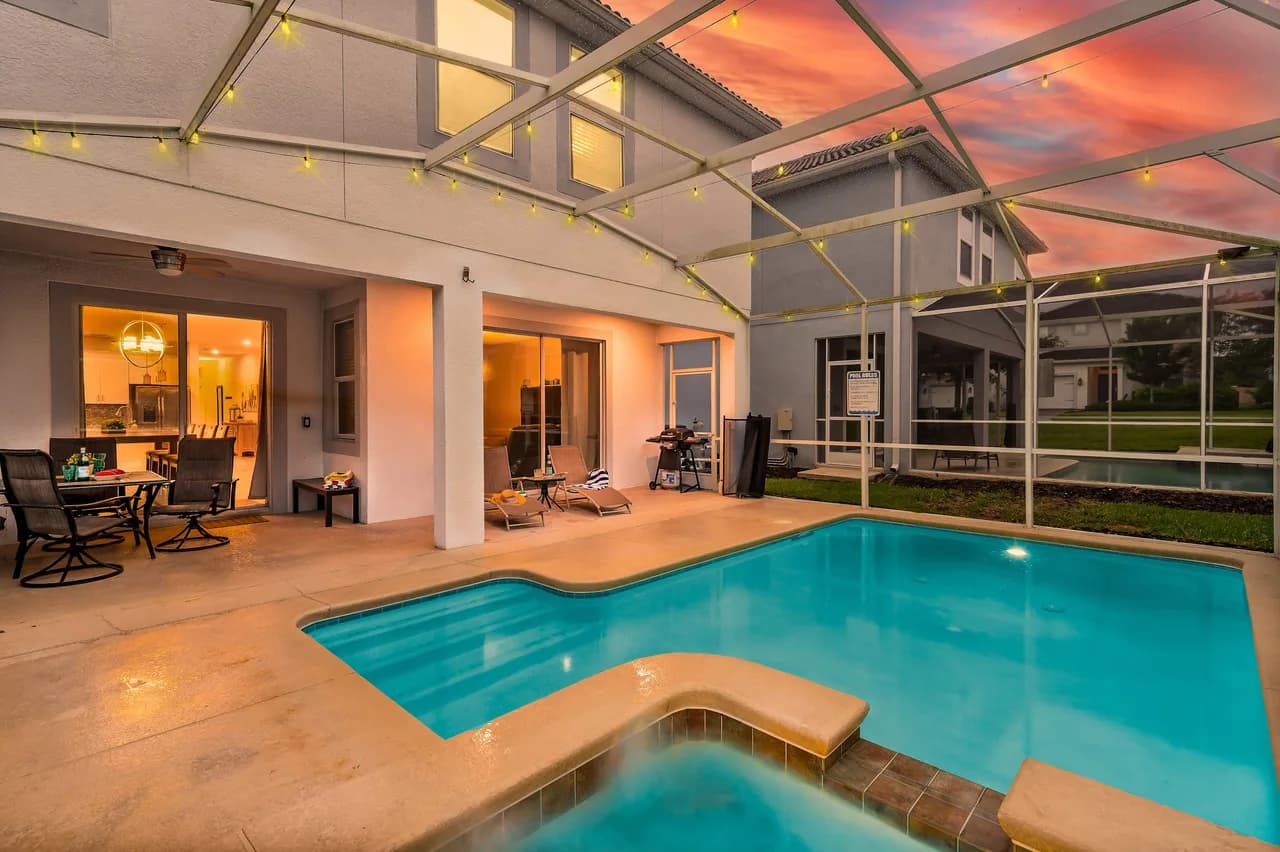 Game Room Pool Home in Four Corners Florida, foto 5