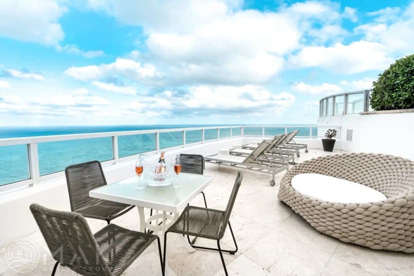 Beachfront Ocean View Penthouse in Miami Beach