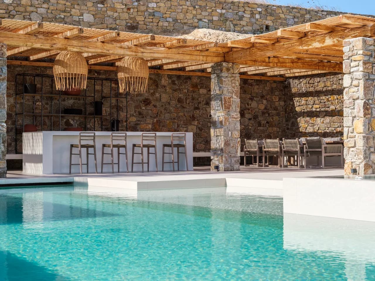 Abgeschiedenes 6-Schlafzimmer-Sanctuary mit Blick auf Mykonos-Stadt, Foto 5