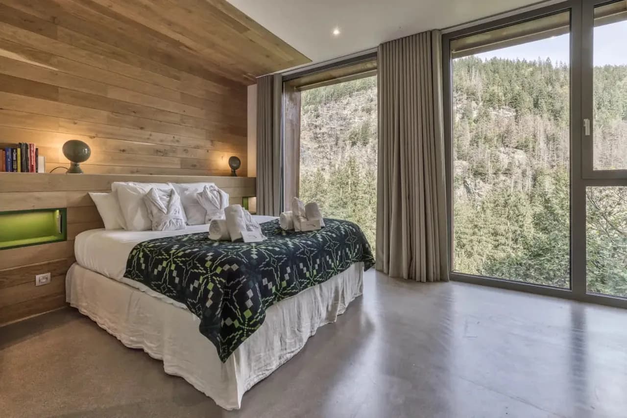 Atemberaubendes Cortenstahl-Architektur-Chalet am Klippenrand, Foto 3