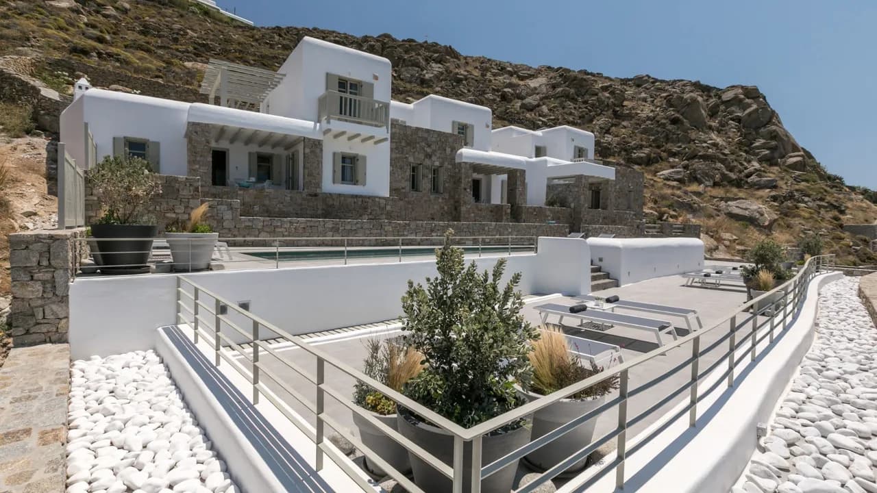 Einzigartige zykladische Villa mit Meer- und Sonnenuntergangsblick, Foto 3