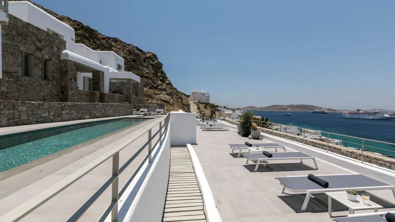Einzigartige zykladische Villa mit Meer- und Sonnenuntergangsblick, Foto 4