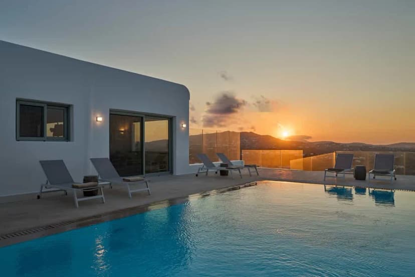 Mykonos Villa With Garden With A Superb View