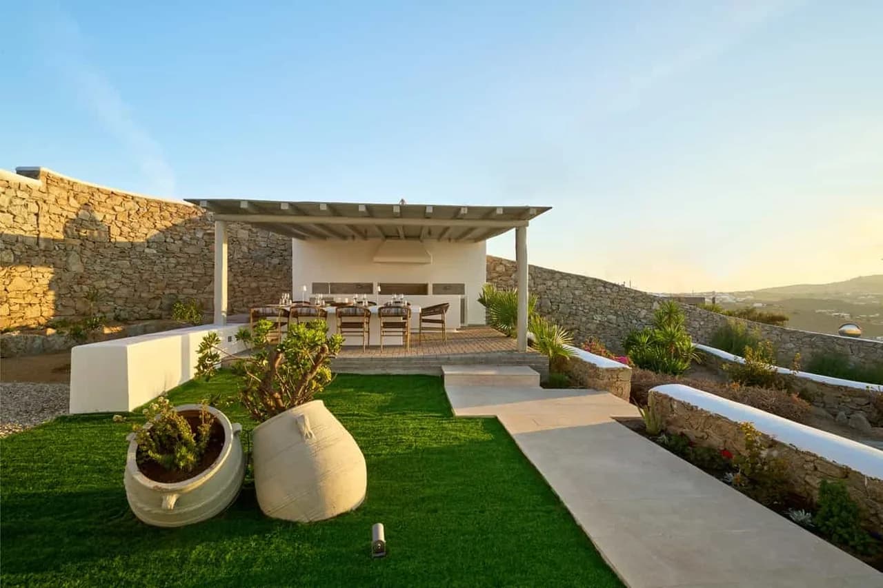 Villa de Mykonos con Jardín y una Vista Sobresaliente, foto 2