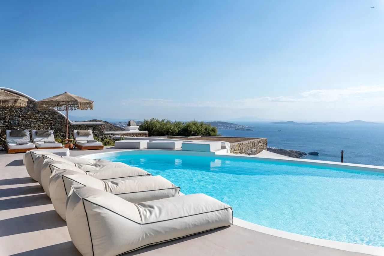 Impresionante villa de 8 dormitorios en Mykonos con jacuzzi, foto 5