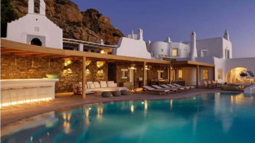 Ultra Luxury Sunset View Villa Overlooking Mykonos