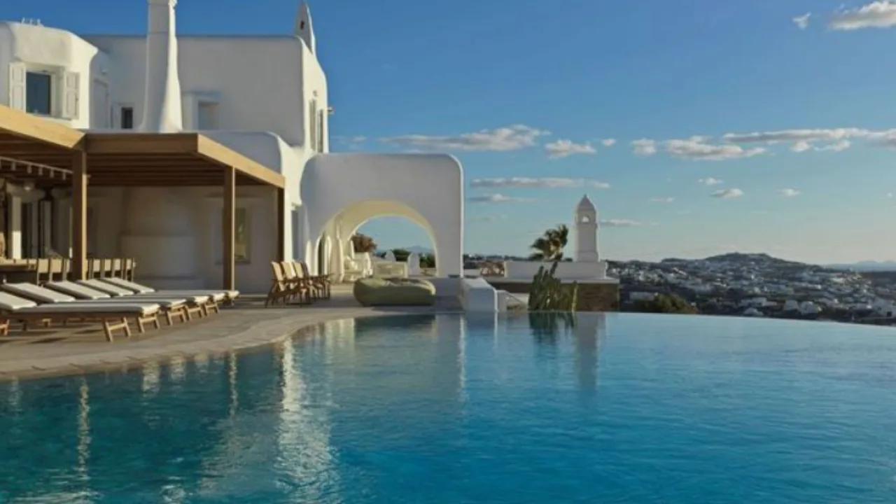 Ultra-Luxus-Villa mit Sonnenuntergangsblick auf Mykonos, Foto 4