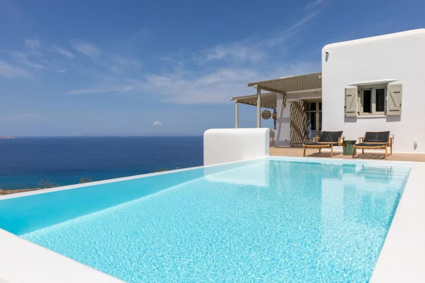 Ocean View Twin Villas in Santorini