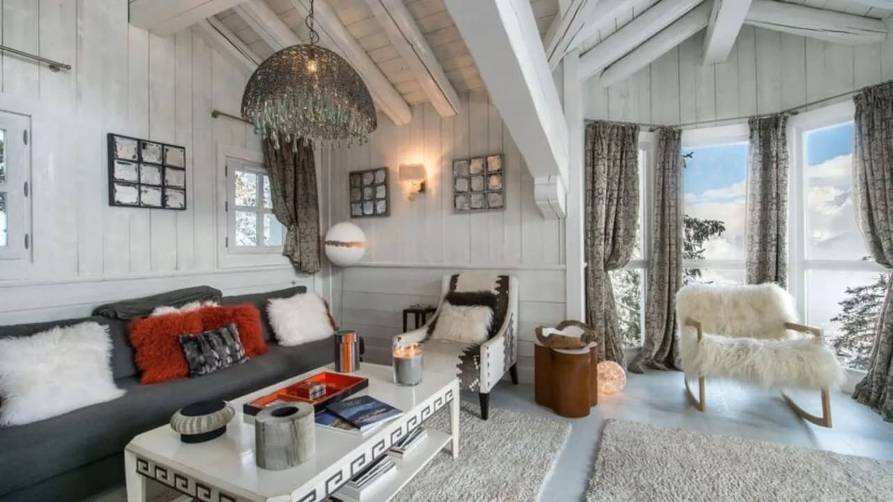 Elegante chalet blanco cerca de las pistas, foto 5