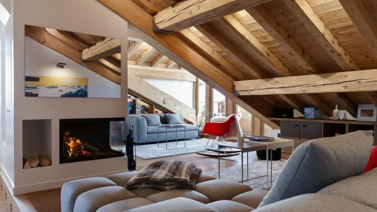 Escapada en Courchevel con balcones y sauna