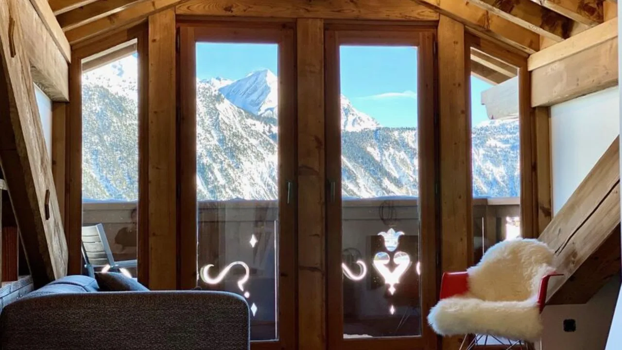 Escapada en Courchevel con balcones y sauna, foto 4