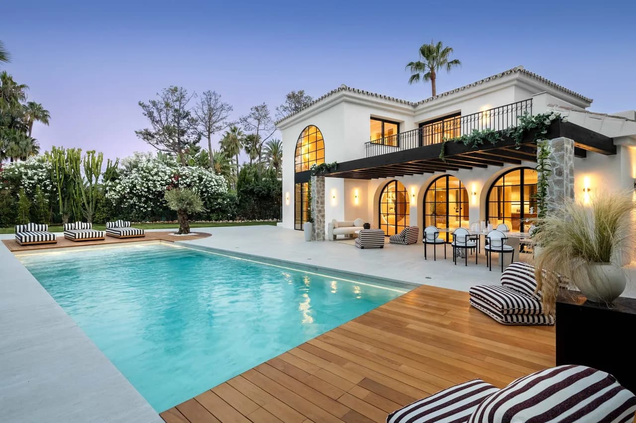 Luxuriöse Designvilla mit privatem Pool in Marbella