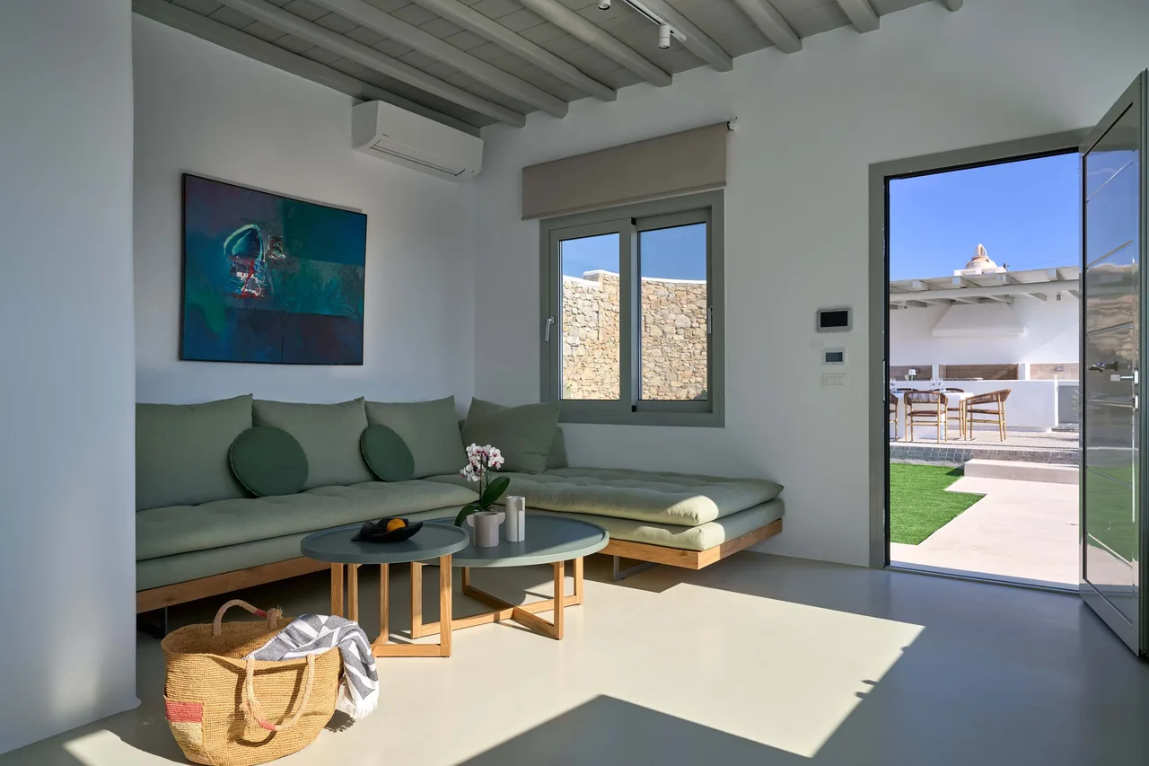 Ruhiger Mykonos-Rückzugsort mit Erstaunlichem Blick, Foto 2