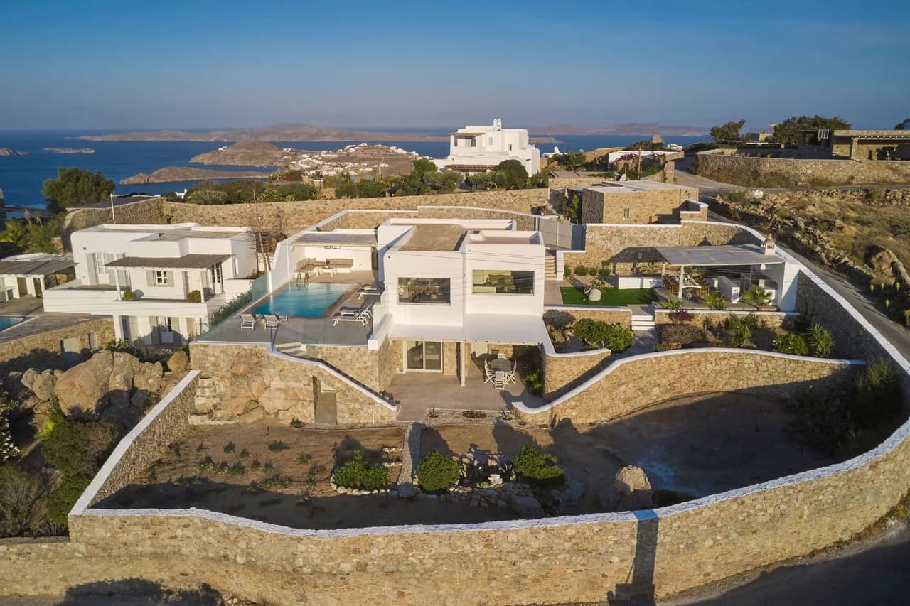 Ruhiger Mykonos-Rückzugsort mit Erstaunlichem Blick, Foto 5