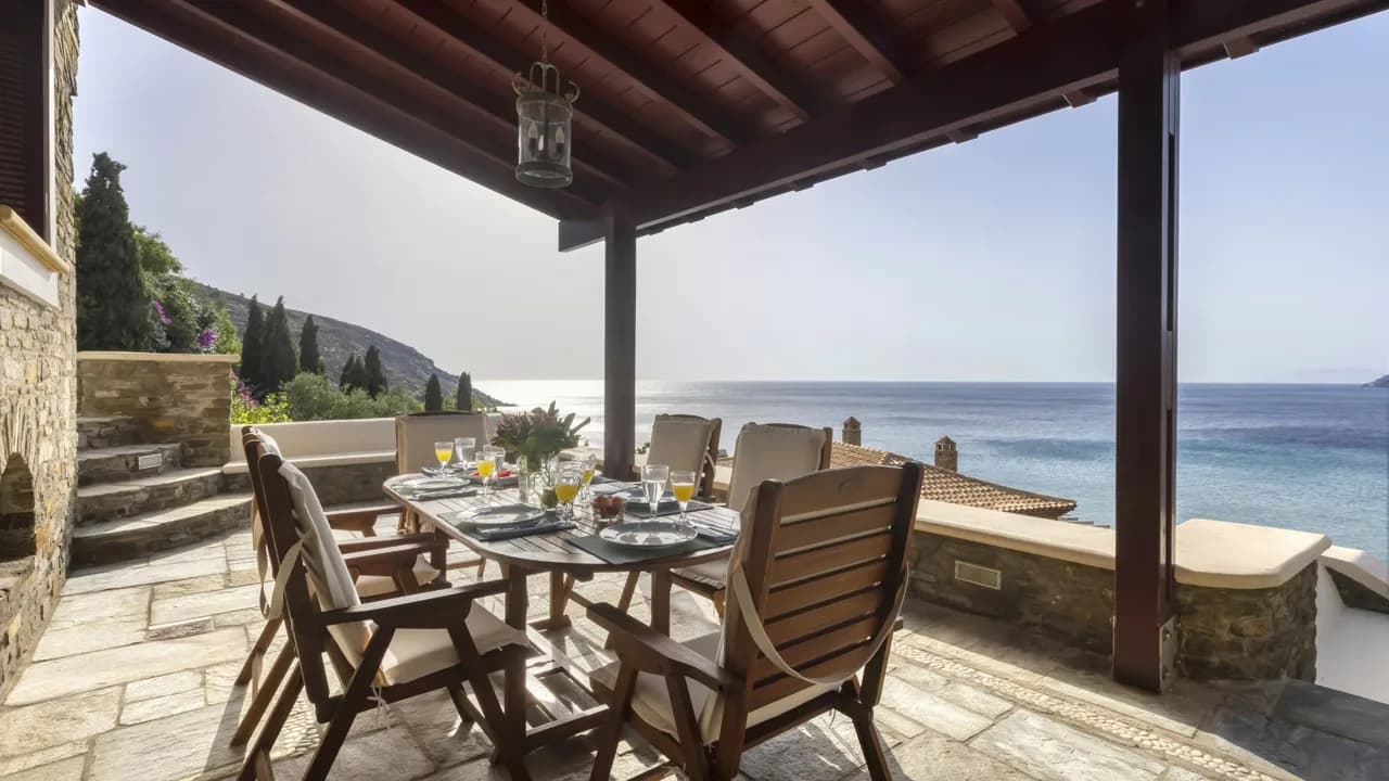 Casa de Playa Estilosa en Andros - Sueños en la Veranda, foto 3