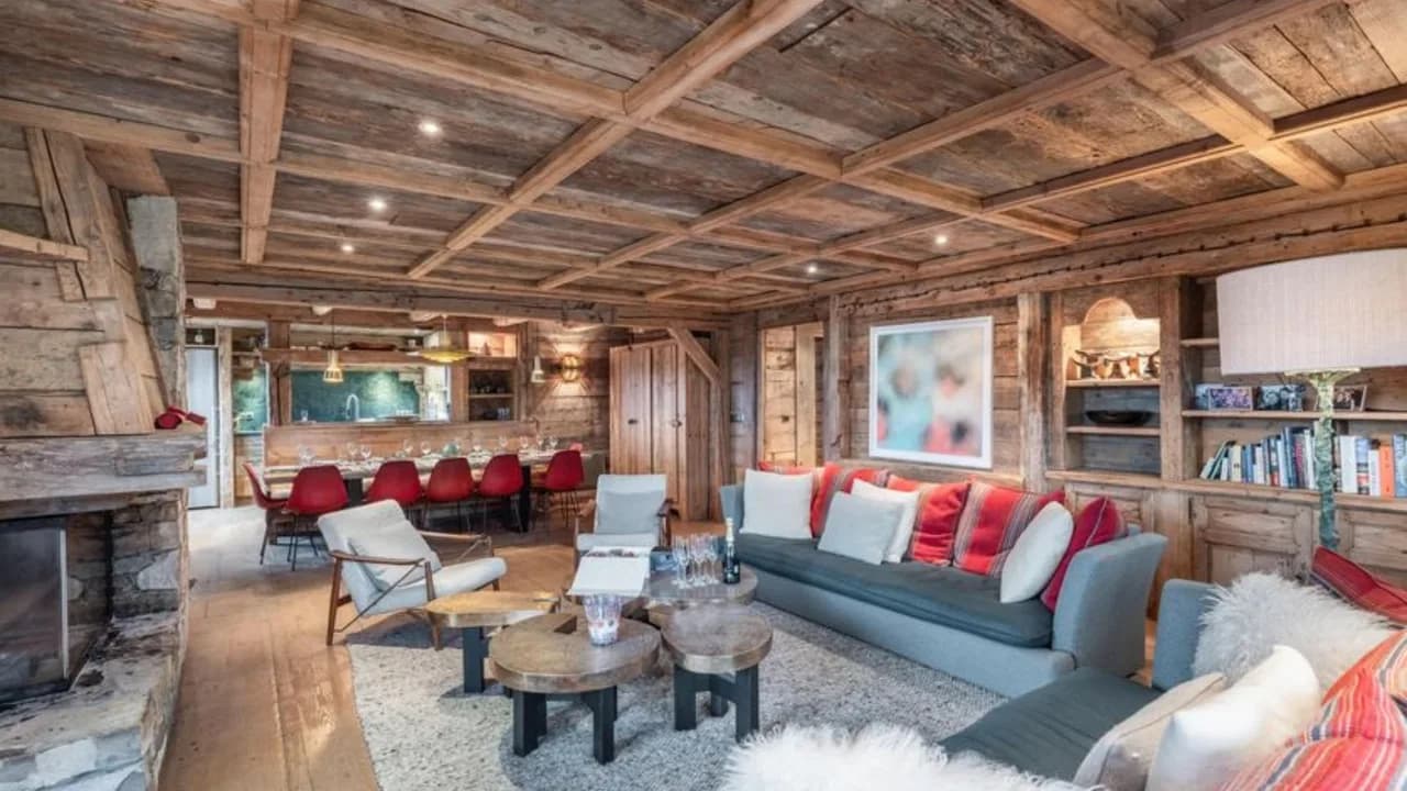 Savoyard-Inspired Living with Cozy Fireplace photo 5