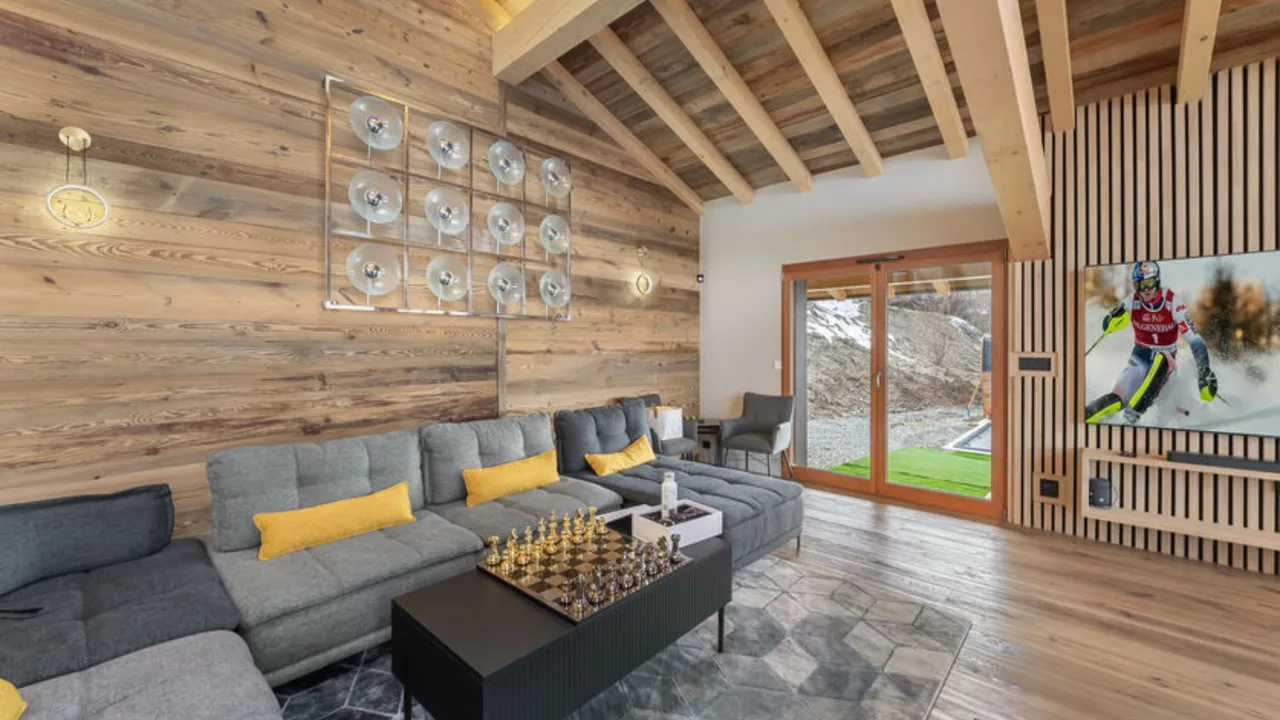 Impresionante chalet cerca del pueblo de Megève con piscina, foto 2
