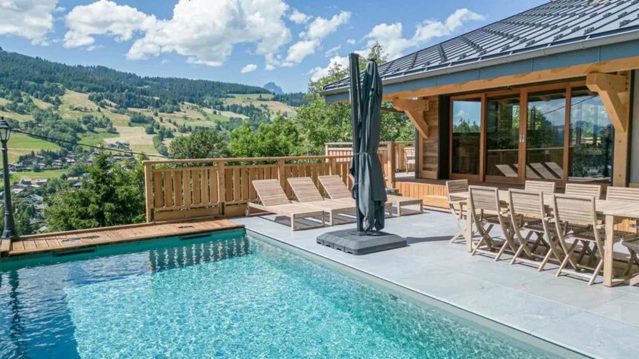 Impresionante chalet cerca del pueblo de Megève con piscina, foto 4