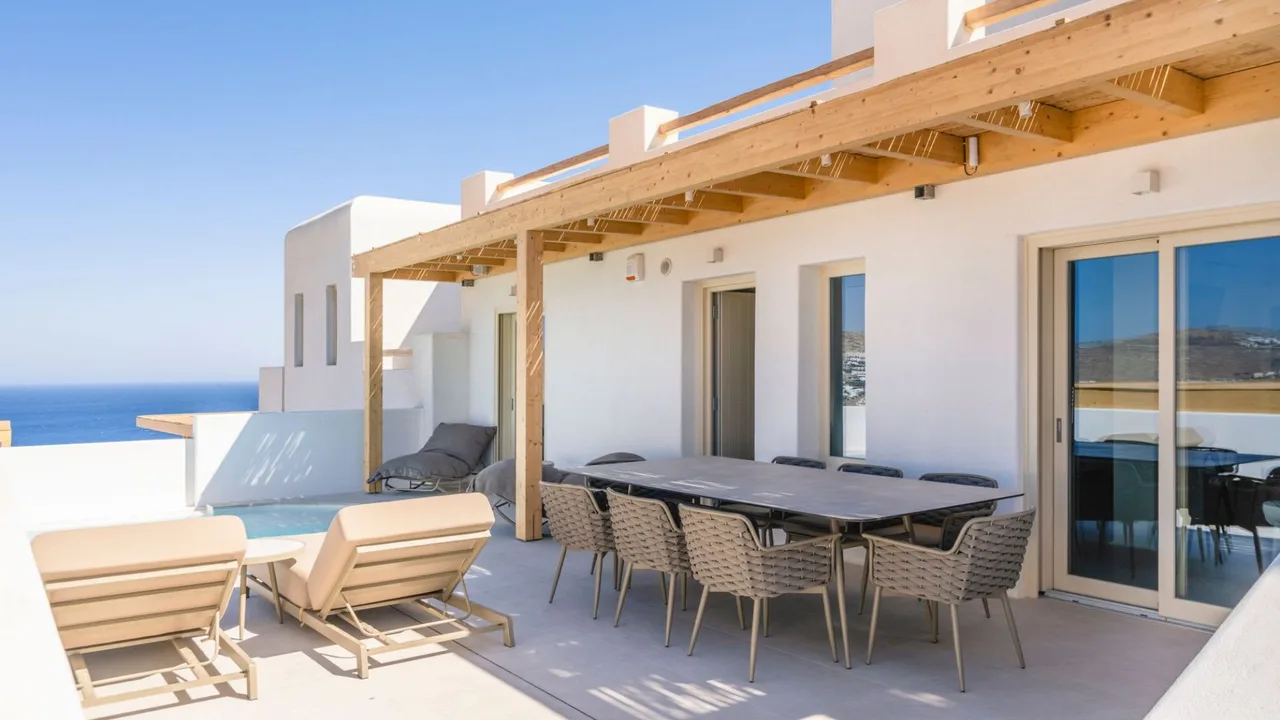 Elegante Villa in der Nähe des Super Paradise Beach, Foto 4