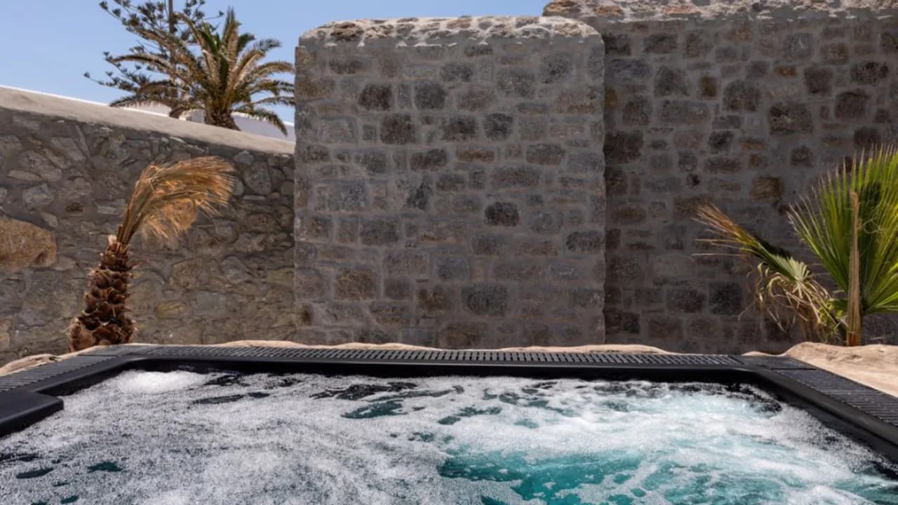 Schicke Mykonos-Villa mit Infinity-Pool, Foto 4