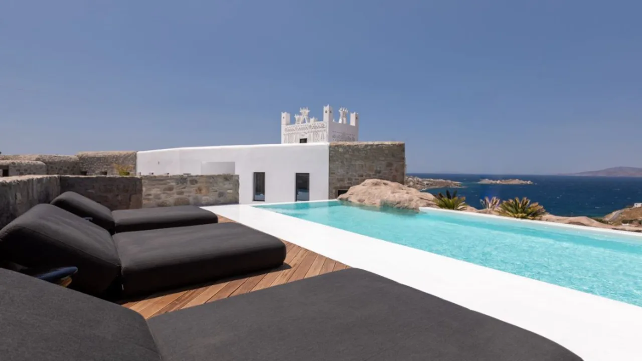 Schicke Mykonos-Villa mit Infinity-Pool, Foto 5