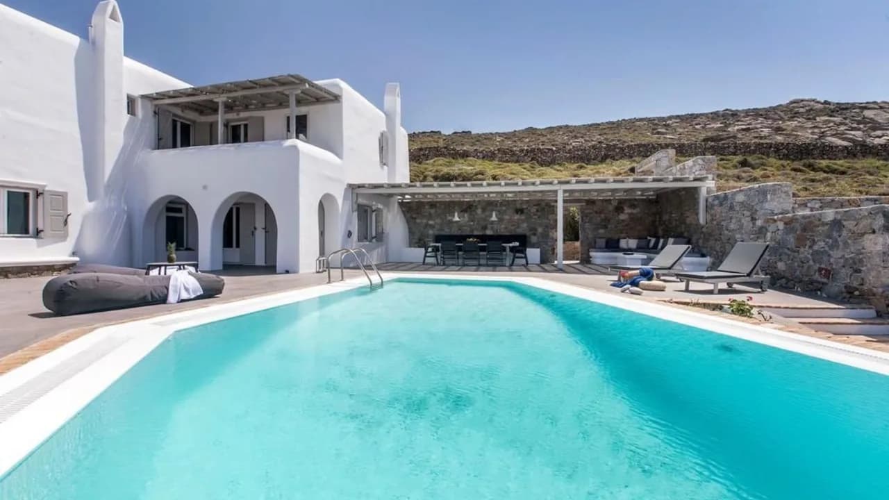 Villa Éblouissante Près du Port de Mykonos