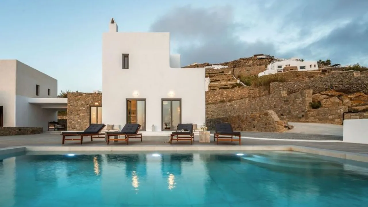 Villa Exclusive Surplombant la Ville de Mykonos, photo 5