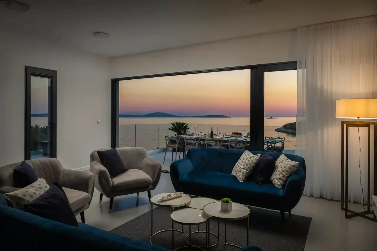 Villa Moderne Avec Vues sur la Mer et le Coucher de Soleil, photo 2