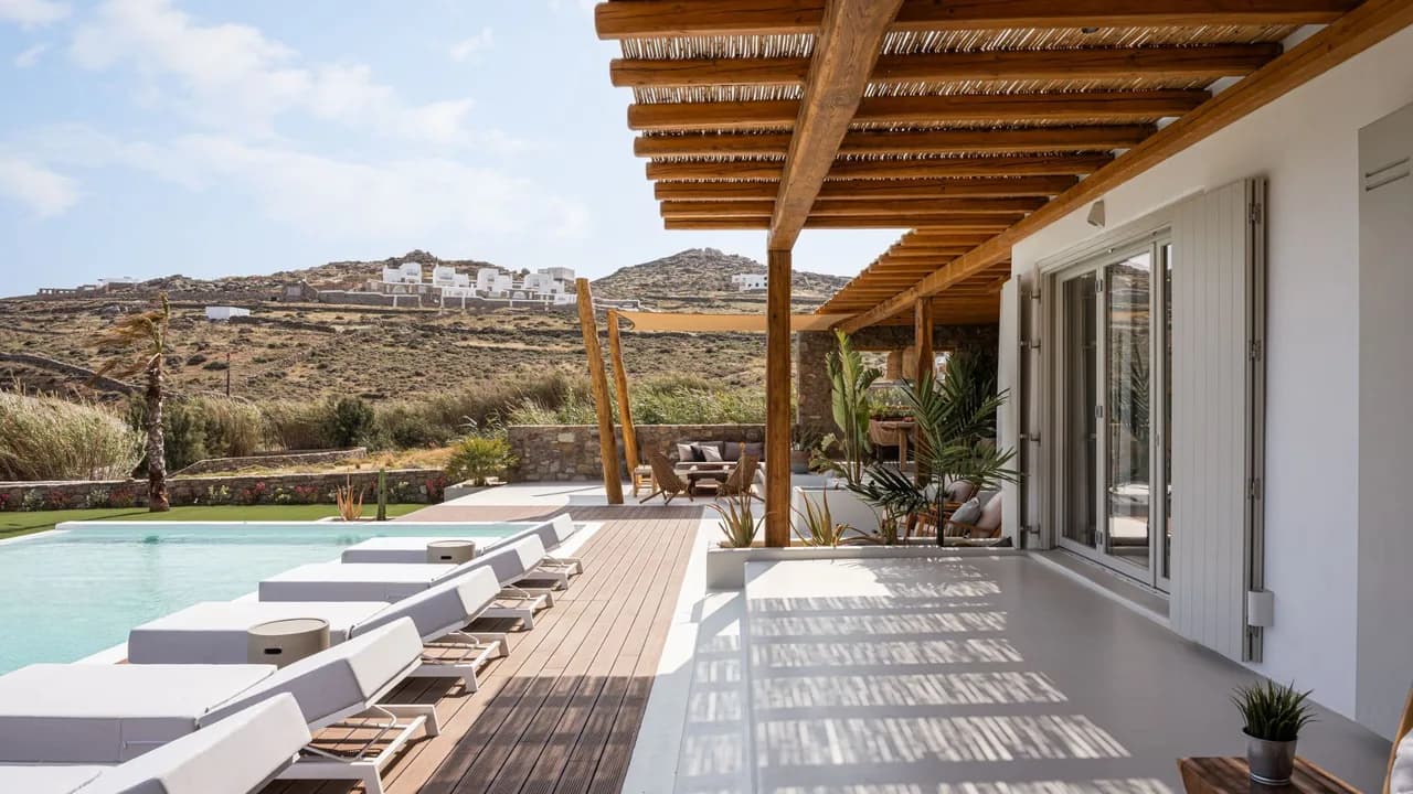 Stylish Mykonos Villa With Bbq photo 4