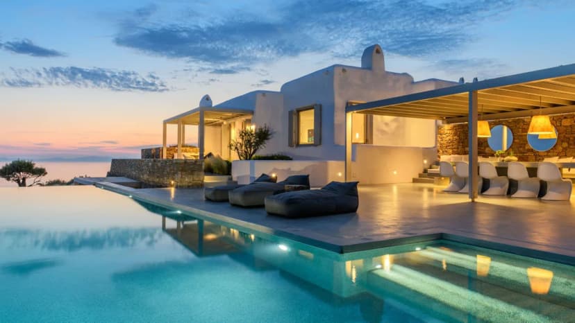 Infinity Pool Sunset View Paradise