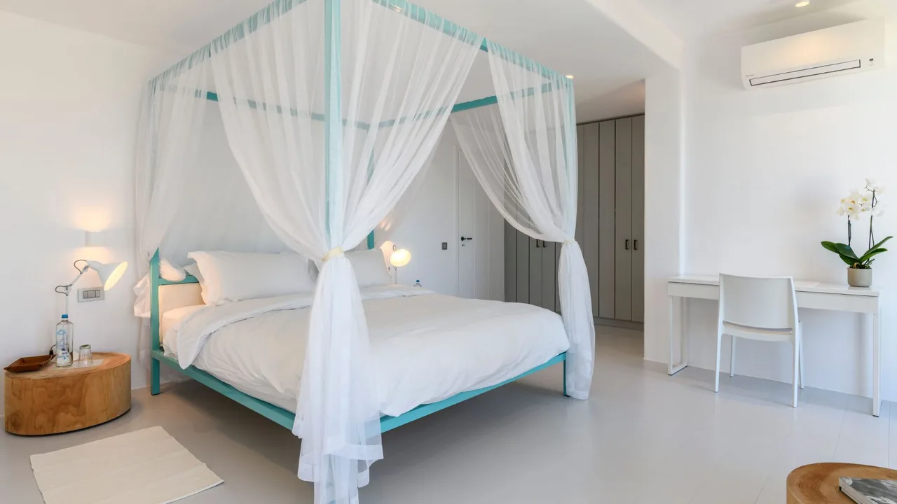 Villa im kykladischen Design mit Sonnenuntergangsblick, Foto 3