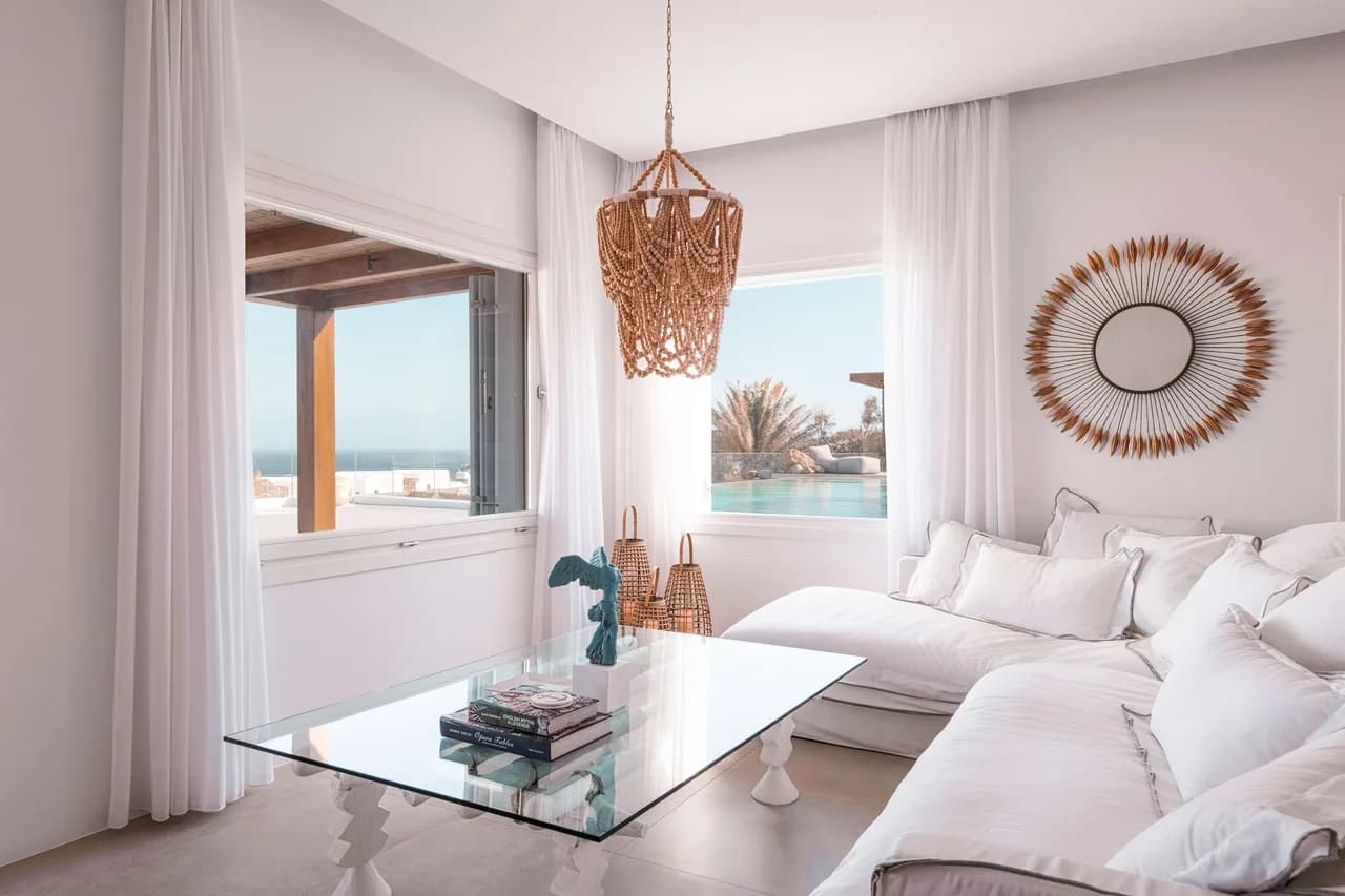 Elegante Mykonos-Villa mit Meerblick, Foto 2
