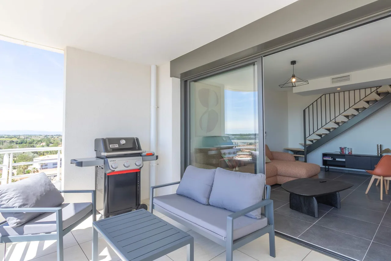 Apartment with Sea View Terrace · Valras'Loc photo 3