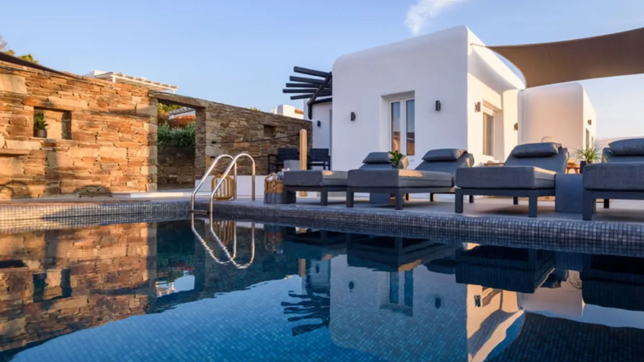 Ruhige Villa mit Meerblick