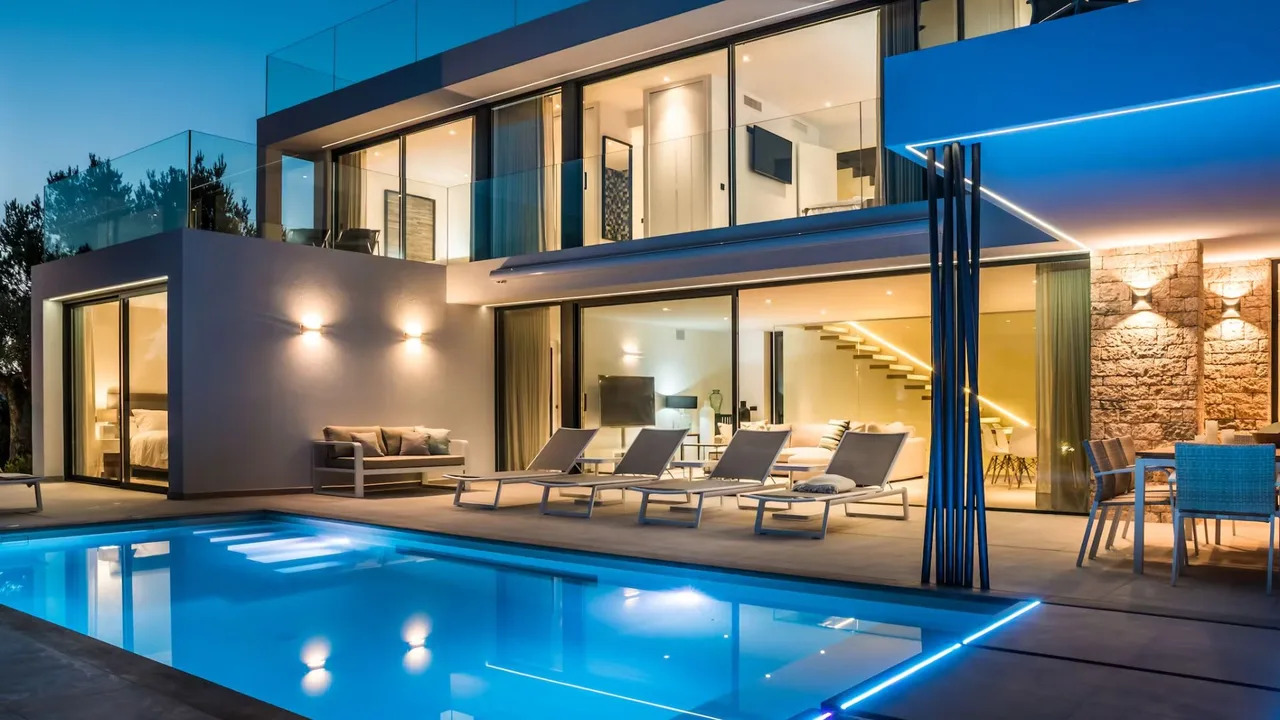 Villa moderna y elegante con vista a Talamanca, foto 5
