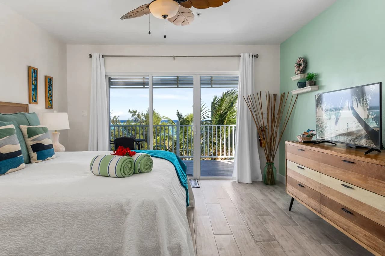 The Blue Iguana Oceanfront Studio Cottage in East End photo 2