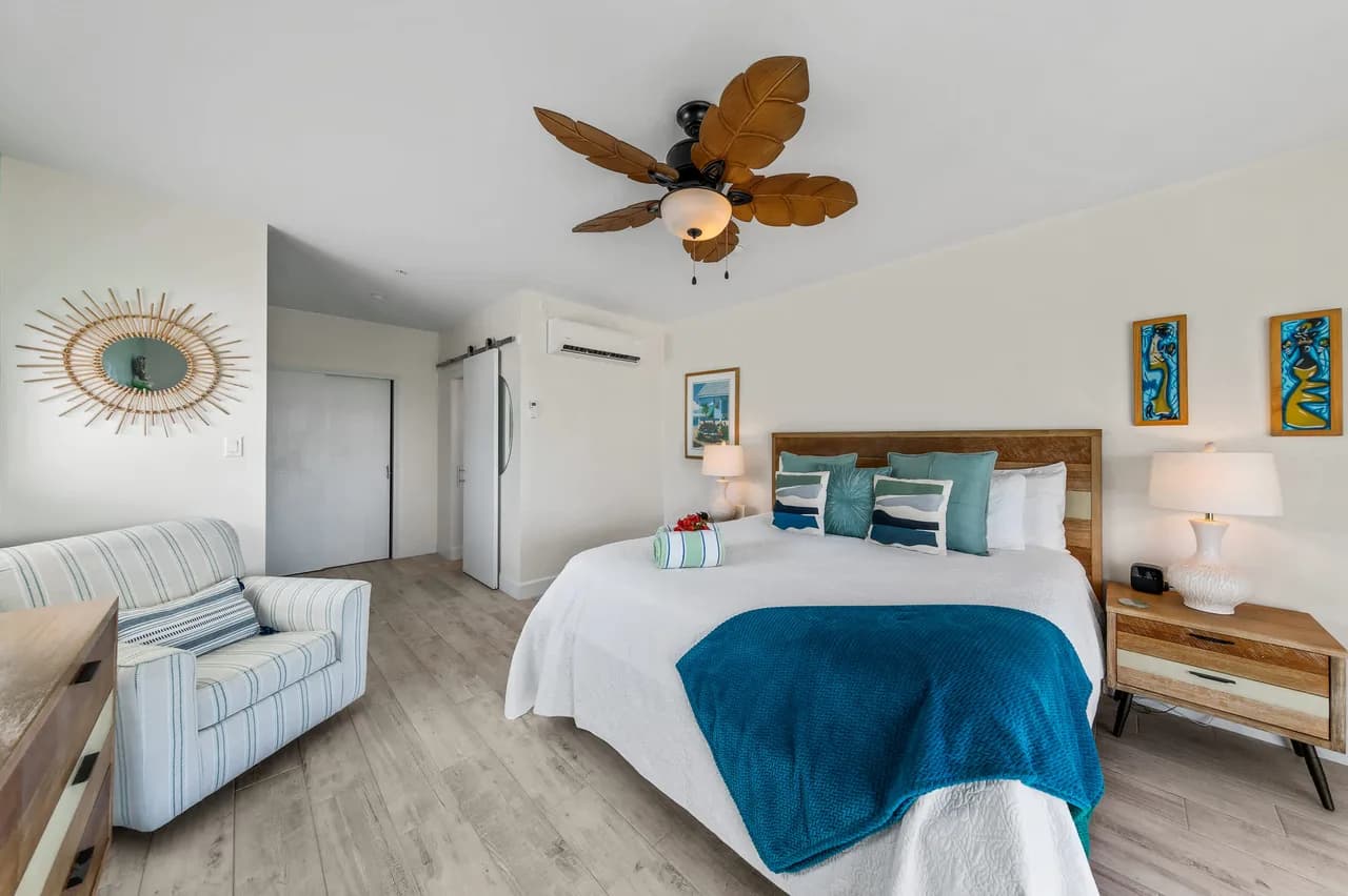 The Blue Iguana Oceanfront Studio Cottage in East End photo 3