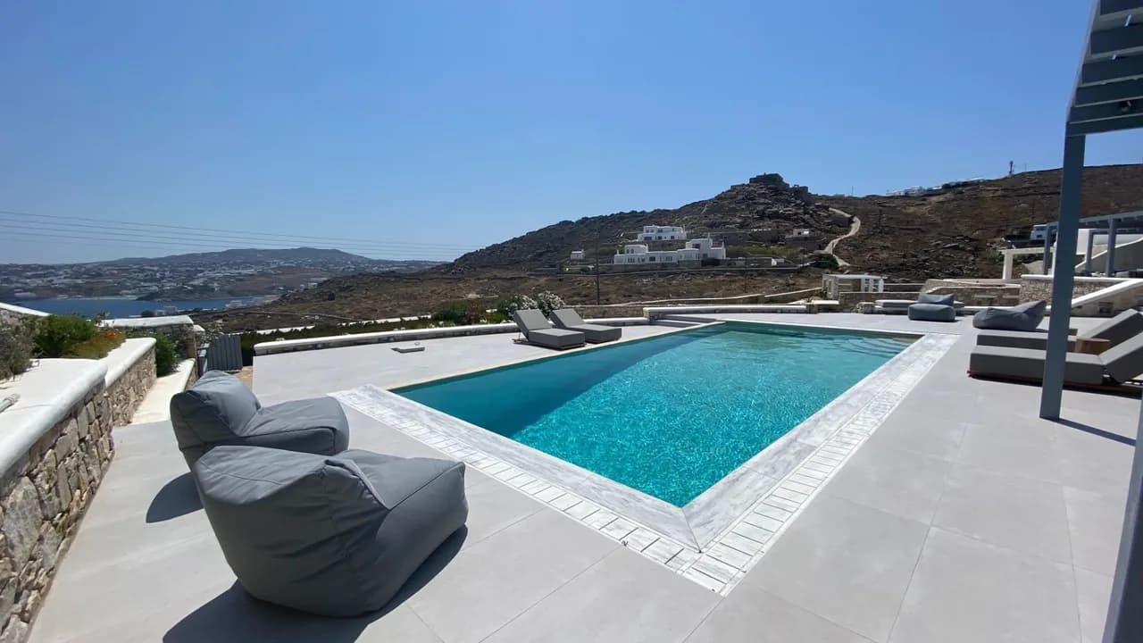 Elegantes Anwesen über Mykonos Stadt, Foto 4