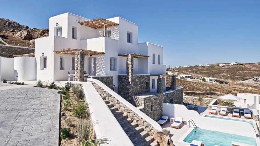 Contemporary Comfort In Mykonos Villa