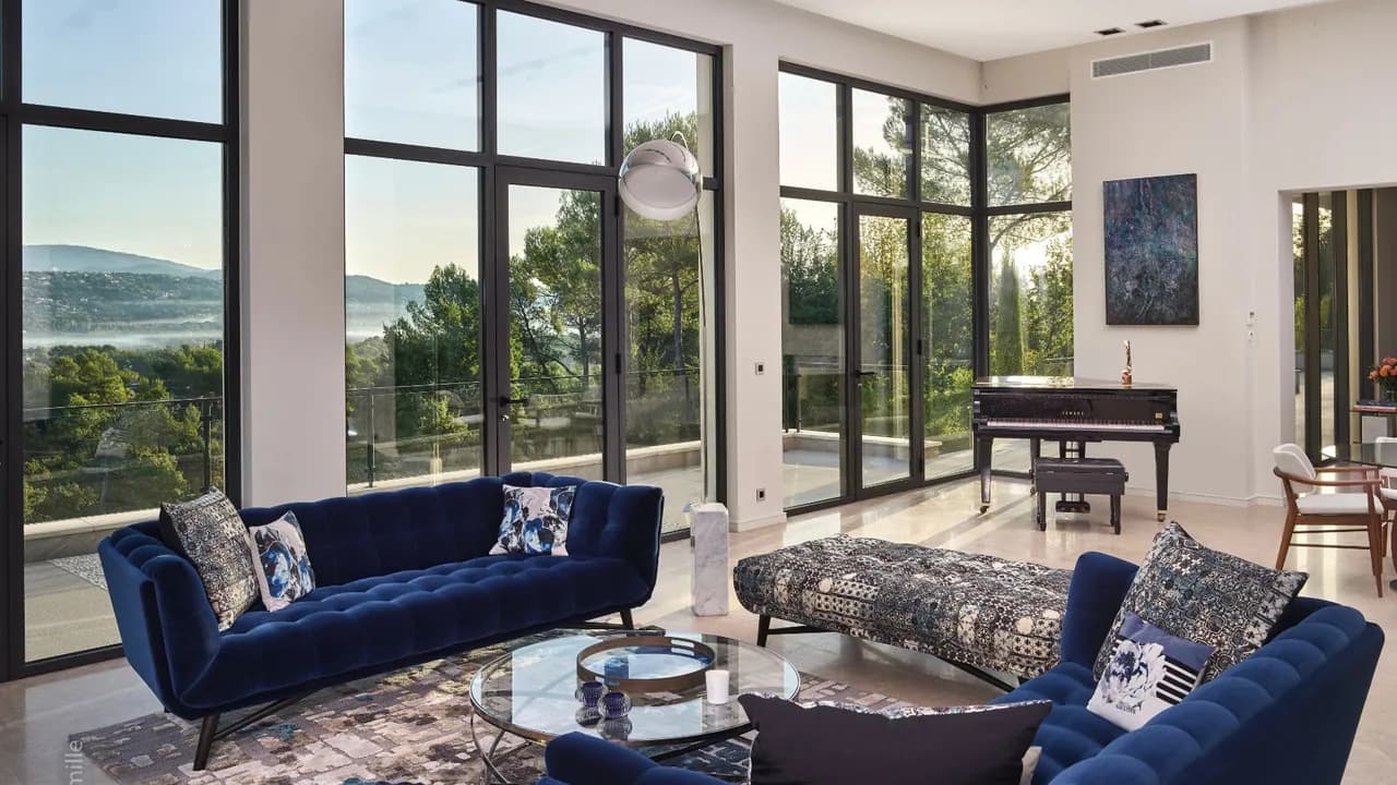Villa contemporánea en las colinas de Tourrettes, foto 2